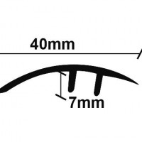 ΠΡΟΦΙΛ LAMINATE ΑΝΙΣΟΠΕΔΟ ΧΡΥΣΟ  40Χ2750mm NewPlan