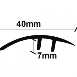 ΠΡΟΦΙΛ LAMINATE ΑΝΙΣΟΠΕΔΟ ΧΡΥΣΟ  40Χ2750mm NewPlan