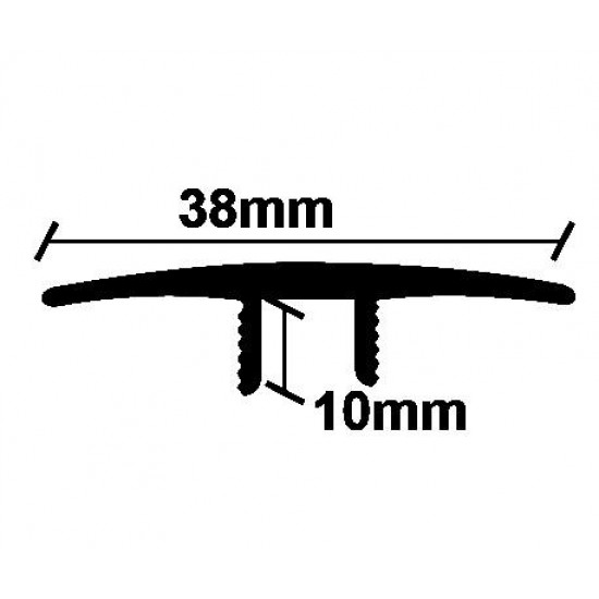 ΠΡΟΦΙΛ LAMINATE ΙΣΟΠΕΔΟ ΧΡΥΣΟ   38Χ2750mm NewPlan