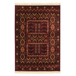 ΧΑΛΙ PERSIA 2273 BURGUNDY ΜΕ ΚΡΟΣΣΙ - 080X150  NewPlan