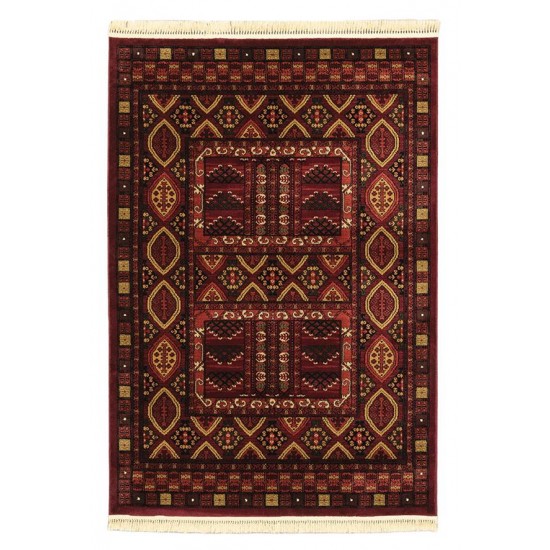 ΧΑΛΙ PERSIA 2273 BURGUNDY ΜΕ ΚΡΟΣΣΙ - 133X190  NewPlan