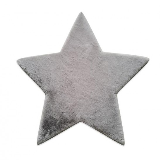 ΧΑΛΙ PUFFY FC6 LIGHT GREY STAR ANTISLIP - 160X160  NewPlan