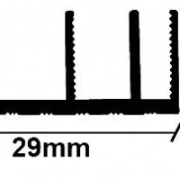 ΠΡΟΦΙΛ ΠΑΡΚΕ  ΒΑΣΗ  ΜΕΓΑΛΗ   29X11X2750mm NewPlan