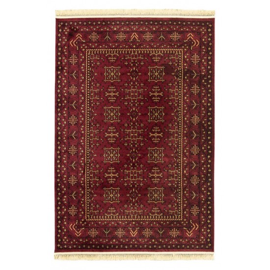 ΧΑΛΙ PERSIA   315 BURGUNDY ΜΕ ΚΡΟΣΣΙ - 133X190  NewPlan