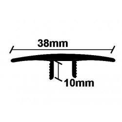 ΠΡΟΦΙΛ LAMINATE ΙΣΟΠΕΔΟ ΑΣΗΜΙ    38Χ2750mm NewPlan