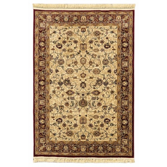 ΧΑΛΙ PERSIA 1536 BURGUNDY ΜΕ ΚΡΟΣΣΙ - 160X230  NewPlan