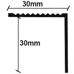 ΠΡΟΦΙΛ LAMINATE ΓΩΝΙΑ  ΧΡΥΣΟ  30Χ30Χ2750mm NewPlan