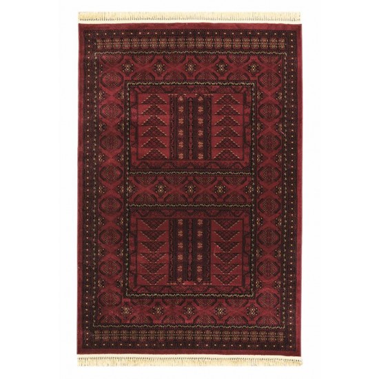 ΧΑΛΙ PERSIA 2288 BURGUNDY ΜΕ ΚΡΟΣΣΙ - SET067(2x140,1x200)  NewPlan