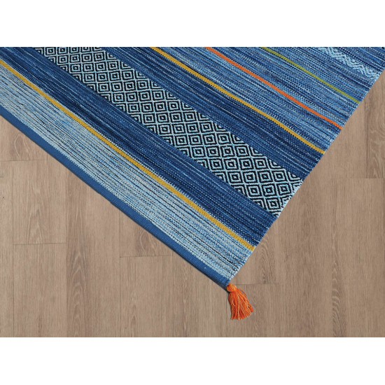 ΧΑΛΙ ANTIQUE KILIM  ΧΕΙΡΟΠΟΙΗΤΟ 7070 BLUE - 070X140  NewPlan