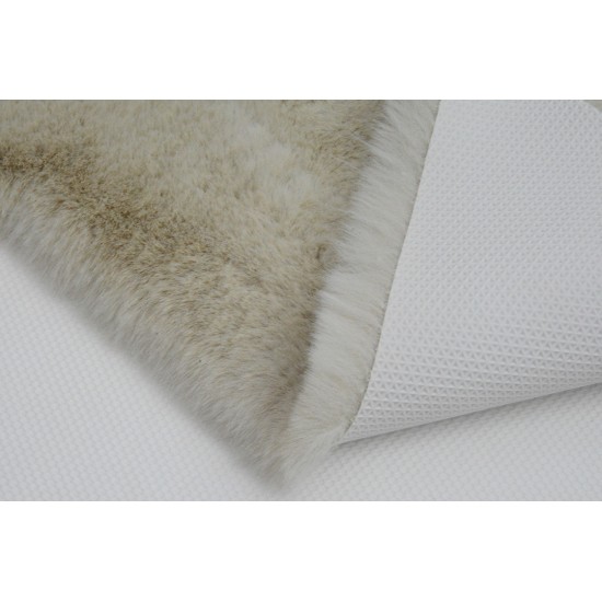 ΧΑΛΙ PUFFY FC3B BEIGE STAR ANTISLIP - 120X120  NewPlan