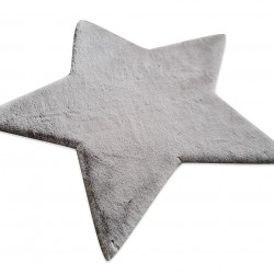 ΧΑΛΙ PUFFY FC6 LIGHT GREY STAR ANTISLIP - 120X120  NewPlan