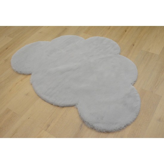 ΧΑΛΙ PUFFY FC6 L.GREY  CLOUD ANTISLIP - O80X120  NewPlan