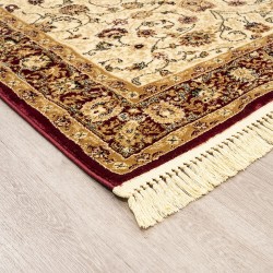 ΧΑΛΙ PERSIA 1536 BURGUNDY ΜΕ ΚΡΟΣΣΙ - 160X230  NewPlan