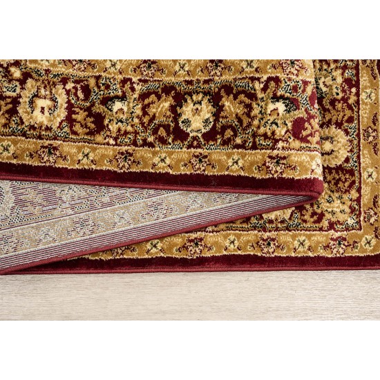 ΧΑΛΙ PERSIA 1536 BURGUNDY ΜΕ ΚΡΟΣΣΙ - 160X230  NewPlan