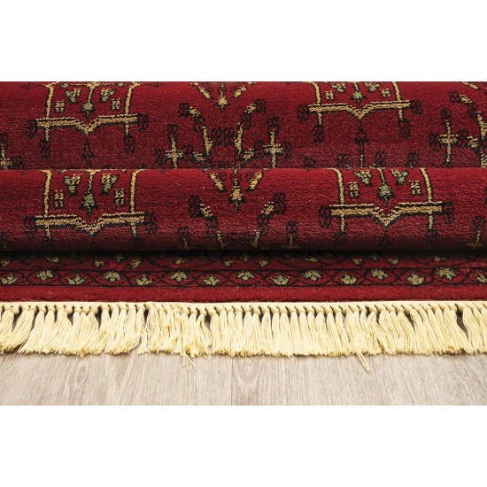 ΧΑΛΙ PERSIA   315 BURGUNDY ΜΕ ΚΡΟΣΣΙ - 160X230  NewPlan