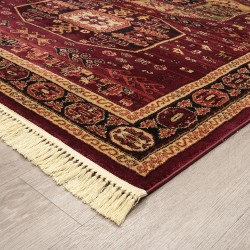 ΧΑΛΙ PERSIA 6057 BURGUNDY ΜΕ ΚΡΟΣΣΙ - 133X190  NewPlan