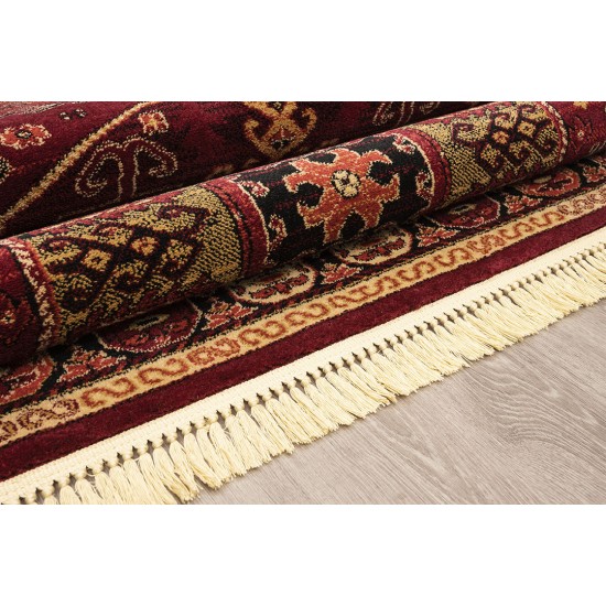 ΧΑΛΙ PERSIA 6057 BURGUNDY ΜΕ ΚΡΟΣΣΙ - 160X230  NewPlan