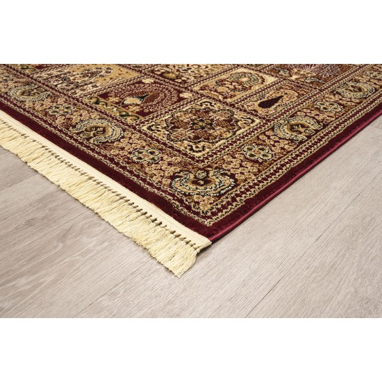 ΧΑΛΙ PERSIA 6283 BURGUNDY ΜΕ ΚΡΟΣΣΙ - 160X230  NewPlan