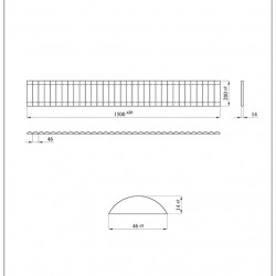 ΦΡΑΧΤΗΣ LB15020 ROLL BAR  M150xY20cm NewPlan