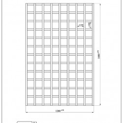 ΚΑΦΑΣΩΤΟ 5629 ΚΑΡΕ 12x12  Π120xΥ180cm NewPlan