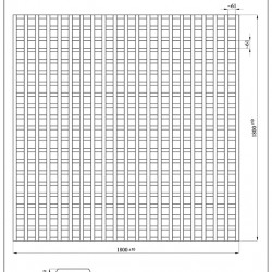 ΚΑΦΑΣΩΤΟ TRO60180 ΚΑΡΕ 6x6   Π180xΥ180cm NewPlan