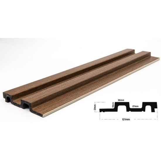 PS PANEL  ΜΕ 3D ΠΗΧΑΚΙΑ 07 RESIDENCE 21/122 mm CLASSIC OAK NewPlan