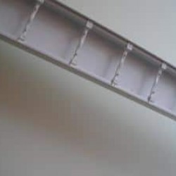 Οδηγός για ίσιο τοίχο PVC 2,6m (καφέ)