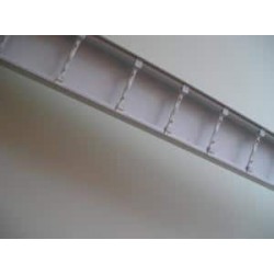 Οδηγός για ίσιο τοίχο PVC 2,6m (καφέ)